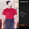 men red short sleeve shirt 